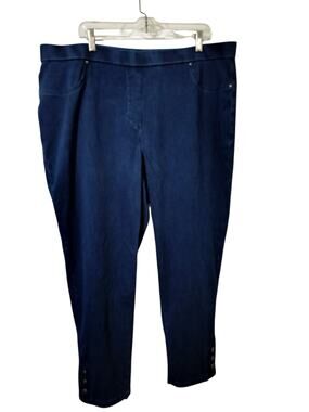 5965( Jovie Women Plus 2X Pullon Knit Denim Jegging
